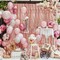 2 Pack 3.3 x 9.9 ft Rose Gold Foil Fringe Backdrop Curtain, Streamer Backdrop Curtains, Streamers Birthday Party Decorations, Tinsel Curtain for Parties, Photo Booth Backdrops, Party Décor